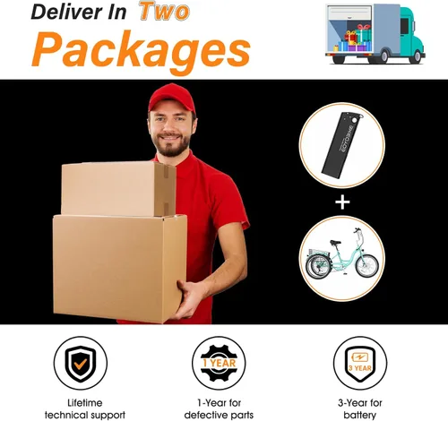 Vista 6 de MOPHOTO Triciclo eléctrico para adultos y personas mayores, E-Trike de 3 ruedas de 24/26 pulgadas con batería extraíble de 36 V motor de 350 W