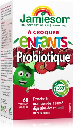Vista 2 de Jamieson Probiótico masticable para niños, 60 pestañas masticables