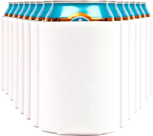 Vista 19 de Fundas enfriadoras de latas de cerveza en blanco (paquete de 14) fundas enfriadoras de latas de cerveza con aislamiento suave - Fundas negras lisas