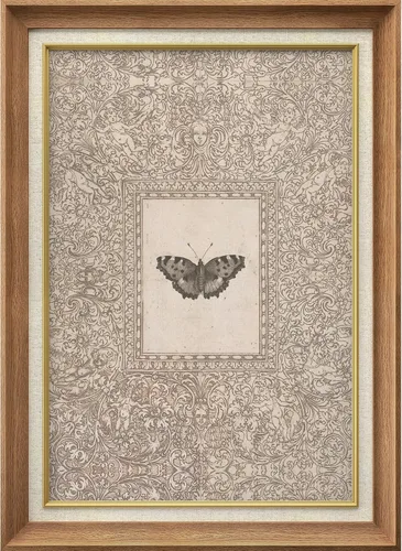 Vista 168 de MUDECOR Lienzo enmarcado prémium para pared, pinos nevados en bosque de invierno, ilustraciones modernas, arte contemporáneo, escénico, divertido