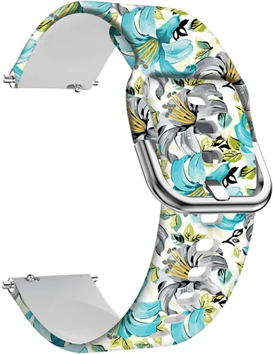 Vista 16 de Correa de silicona universal de repuesto para reloj, 25/32 pulgadas, correas suaves compatibles con reloj Gizmo/Samsung Galaxy Watch Active/1.65