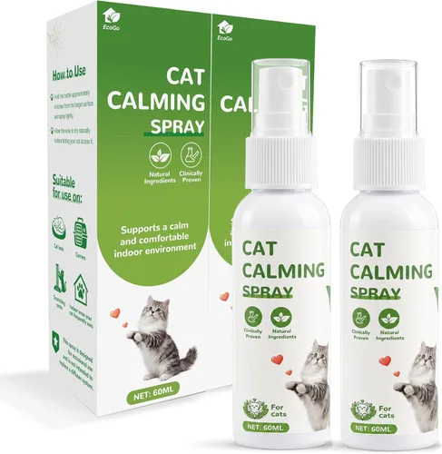 Vista 7 de 2 botellas de feromonas calmantes para gatos en aerosol para hogares