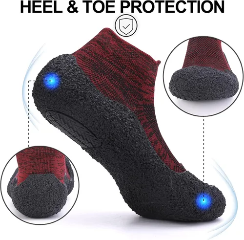 Vista 2 de Copulan Zapatos minimalistas de calcetines descalzos para mujeres y hombres, zapatos de agua ecológicos, multiusos y ultra portátiles, zapatos