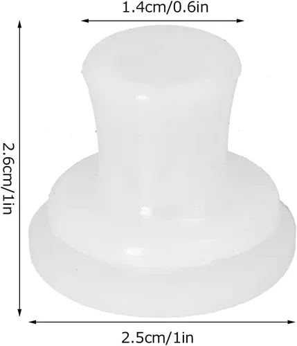 Vista 5 de plplaaoo 20 piezas de accesorios de cubierta interior para olla a presión, accesorio universal de silicona para el centro de sellado fijo, anillo