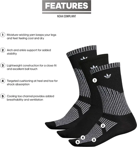 Vista 2 de adidas Mundial Zone Cushion Soccer Socks for Boys, Girls, Men and Women (1-Pair)
