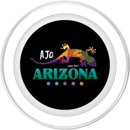 Vista 2 de Ajo Arizona USA Southwest Desert Gecko Vacation Souvenir PopSockets MagSafe PopGrip for iPhone
