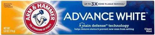 Vista 9 de Arm & Hammer Advance Pasta de dientes blanca, 0.9 onzas (paquete de 3)