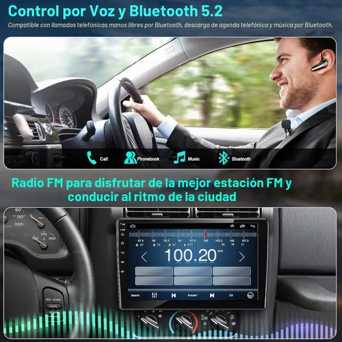 Vista 6 de Radio de coche 4+64G para Jeep Wrangler-2003 2004 2005 2006, para Dodge RAM 1500/2500/3500-2002 2003 2004 2005, estéreo de coche de 9 pulgadas