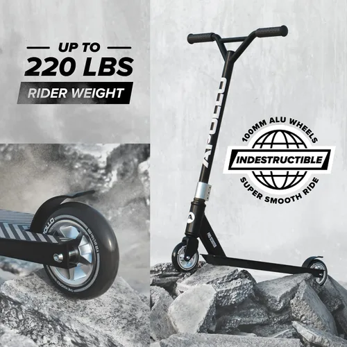 Vista 8 de APOLLO Pro Scooter Genius 4.0 - Patinetes profesionales para adolescentes, adultos y niños - Patinetes geniales para trucos, scooter de acrobacias