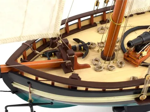 Vista 4 de Artesanía Latina - Kit de modelo de barco de madera - Goleta americana, Virginia - Modelo 22115, escala 1:41 - Modelos para montar - Nivel