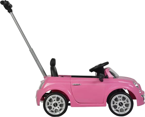 Vista 4 de Best Ride On Cars Fiat 500 - Coche de empuje, color rosa