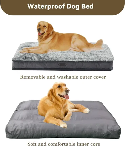 Vista 2 de Cama para perros medianos y pequeños, cama de lujo para perros de felpa, cómoda almohadilla para perrera, tapete para dormir para mascotas