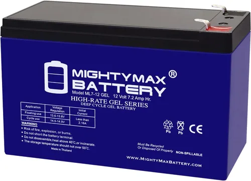 Vista 15 de Batería Mighty Max ML12-12 Gel - 12 V 12 Ah, tipo Gel, terminal F2, batería recargable SLA AGM