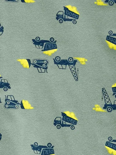 Vista 4 de Simple Joys by Carter's - Pijama de algodón con pies ajustada para niños pequeños y bebés, paquete de 3