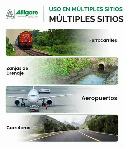 Vista 4 de Alligare Diuron 80 DF Herbicida – Herbicida pre y posemergente para áreas industriales y no cultivadas – Controla hierba de cangrejo, raigrás