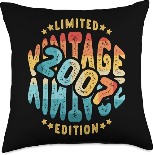 Vista 4 de Retro 17th Birthday Boys Girls 17 Years Old Gifts Funny 17 Year Old Vintage 2007 Limited Edition 17th Birthday - Almohada de 16 x 16 pulgadas