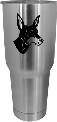 Vista 318 de Cairn Terrier - Vaso grabado con temática de perro, 30 onzas