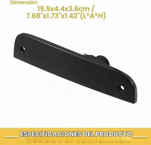 Vista 7 de CH2551118 - Luz LED de señalización lateral para conductor, pasajero, luces intermitentes, guardabarros, lámparas para Jeep Cherokee, lente negra