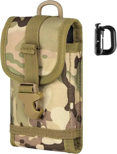 Vista 8 de Molle - Funda táctica compacta para iPhone 14 Pro/14/13 Pro/13/13 Mini/12 Pro Max/12 Pro/12/12 mini/11 Pro Max/11/XS Max/XR/X, Samsung S22/S20/S10