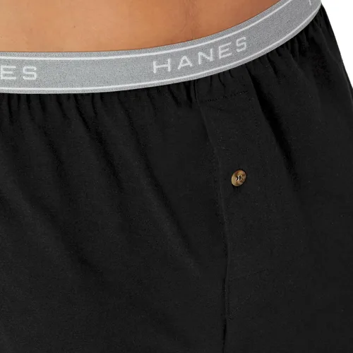 Vista 4 de Hanes mens Underwear Boxers Pack, Cool and Breathable Cotton Underwear, Exposed and Comfortflex Waistbands, Multi-pack