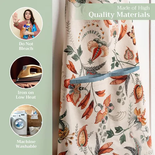 Vista 305 de Maison d' Hermine Delantales para mujer con bolsillo, 100% algodón (27.50 x 31.50 pulgadas)