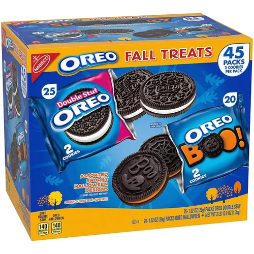 Vista 53 de Oreo, galletas sándwich de chocolate, 13.3 onzas Siempre hecho con cacao real, certificado Kosher