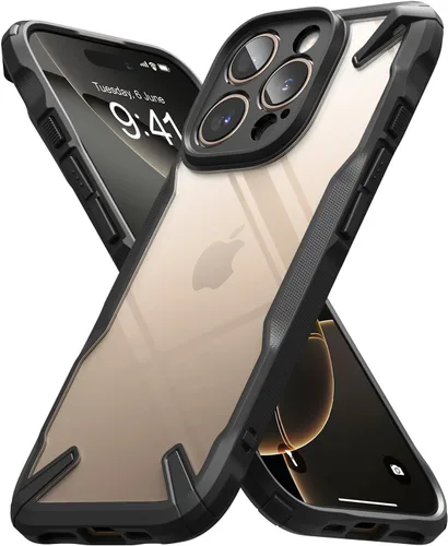 Vista 22 de Funda Ringke Fusion-X para iPhone 15 [Recortes precisos para lentes de cámara] Funda protectora a prueba de golpes de amortiguación pesada de ajuste
