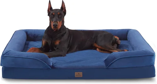 Vista 33 de Bedfolks - Cama ortopédica extra pequeña para perros, cama de sofá impermeable para perros pequeños y gatos, sofá de espuma en forma de huevo