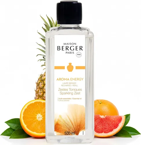 Vista 12 de MAISON BERGER Lampe Berger Recambio, 16.9 fl oz, Amber's Sun Catalytic Lamp Fragrance Refill, Helps Neutralize Odors, ~80 h Fragrance Diffusion