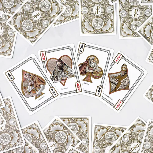 Vista 8 de Early Church Alpha & Omega Christian History Deck, ilustraciones bíblicas Jugando cartas y juego e-Book