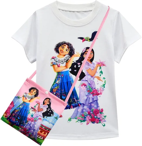 Vista 3 de snow flying Disfraz de Isabela lindo vestido Mirabel para niñas cosplay con 3 piezas