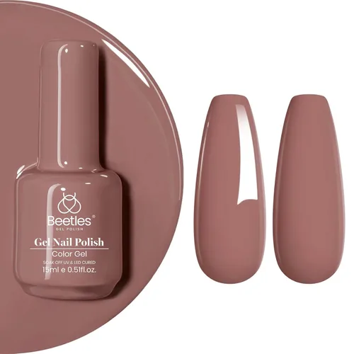 Vista 111 de Beetles - Esmalte de uñas en gel, 1 unidad de 0.5 onzas fluidas (15ml), extracción por remojo, arte de uñas, estética de manicura, bricolaje, curado