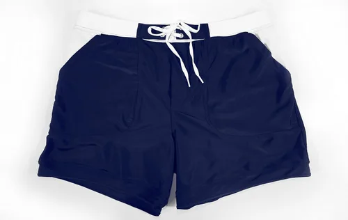 Vista 4 de taddlee Hombres Bañadores Swimwear Solid Basic Long Bañador para Boxer Trunks Junta Shorts