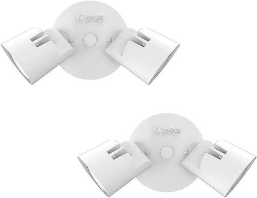 Vista 15 de Lithonia Lighting HomeGuard - 2 luces LED de inundación para exteriores, luces LED para exteriores, sensor de atardecer a amanecer, lúmenes Blanco