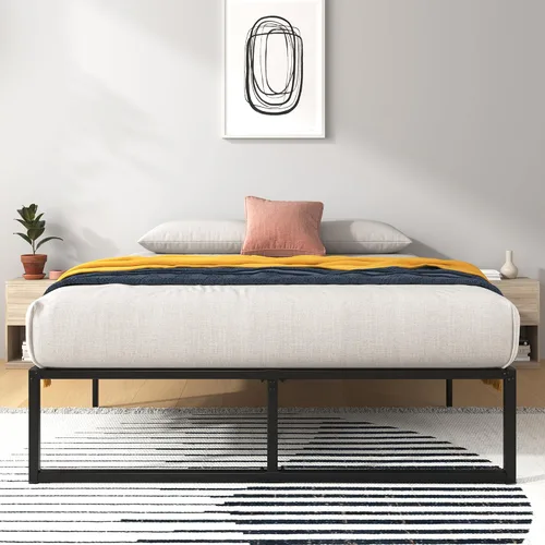 Vista 15 de Zinus Plataforma de cama/Base de colchón de 12 pulgadas, no necesita sommier/soporte de rejilla de metal, cama doble