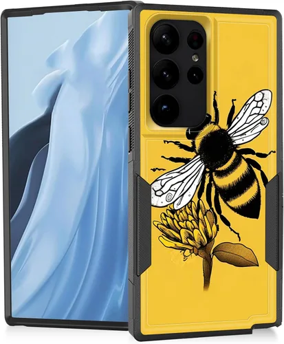 Vista 128 de Funda para Galaxy A14 5G, resistente de doble capa híbrida de policarbonato duro, goma suave, a prueba de golpes, funda protectora resistente