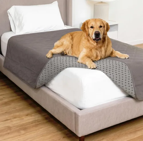 Vista 13 de GORILLA GRIP® Manta impermeable para perro, funda de sofá para perros, 30 x Borgoña