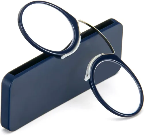 Vista 8 de REAVEE Paquete de 2 lentes de lectura con clip de nariz sin brazos para hombres y mujeres, sin sienes, delgados y compactos, ultra delgados con mini
