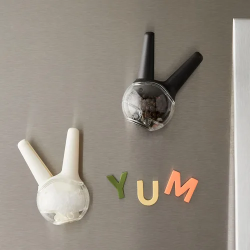Vista 6 de Chef'n Juego de mini molinillo magnético de sal y pimienta