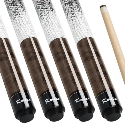Vista 19 de Kmise 58 Inch FAS Canadian Maple Pool Cue Set 18 19 20 21oz