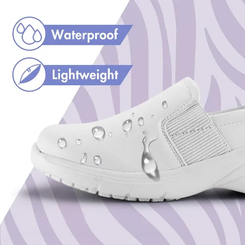 Vista 3 de Hawkwell - Zapatos médicos ligeros, cómodos y antideslizantes para mujer.