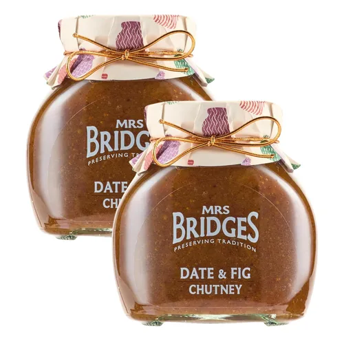 Vista 9 de Mrs Bridges Date & Fig Chutney, fabricado en Escocia, tarro de 10 onzas (paquete de 1)