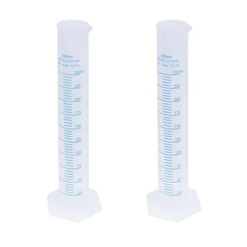 Vista 7 de Geesatis Cilindro graduado plástico de 0.8 fl oz (10) y 0.1 fl oz (20) cuentagotas de plástico