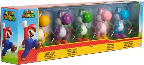 Vista 2 de Nintendo Yoshi Figurines Set de 5 2.6in