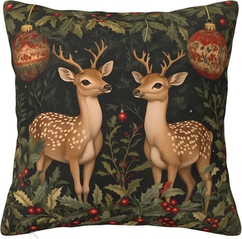Vista 36 de Fundas de almohada William Morris diseño Strawberry Thief, fundas de almohada decorativas suaves para exteriores, fundas de almohada para decoración