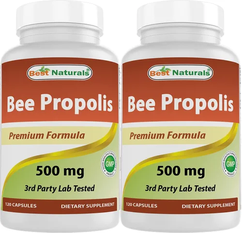 Vista 9 de Best Naturals Propóleos de abeja 500 mg 120 Cápsulas