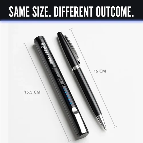 Vista 7 de Streetwise Pain Pen 25,000,000 voltios Pistola paralizante para autoprotección - Lápiz táctico paralizante para mujeres y hombres, recargable por