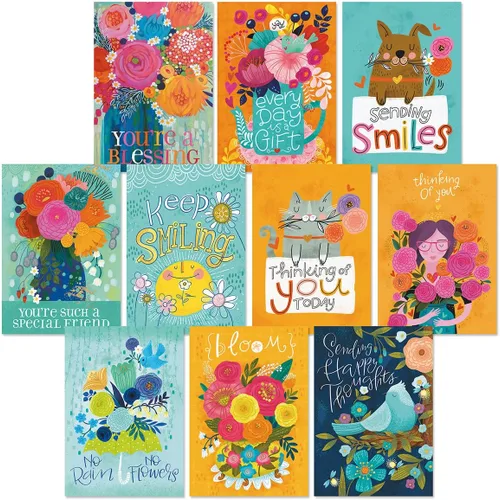 Vista 11 de Current Nature's Serenade Religious Thinking of You - Juego de tarjetas de felicitación de amistad, paquete económico de 20 tarjetas con sobres