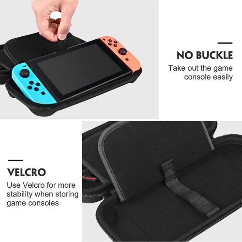 Vista 4 de TYUOBOX Switch Carrying Case - Protective Hard Shell Travel Switch Case for Nintendo SwitchSwitch OLED Console & Accessories, Carry 20