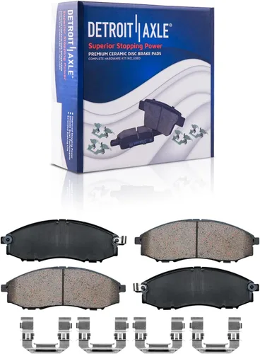 Vista 110 de Detroit Axle - Pastillas de Freno Delantero Izquierdo Reemplazo de Pinza de Disco para Ford Fusion Mazda 6 Lincoln MKZ Mercury Milan 2006-2012